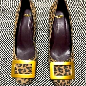 ⭐️⭐️NWOT,Comfort & Style The Leopard print midi heel, size 8!